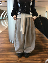 Nugget Pintuck Wide Balloon Pants (5c)