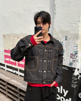 Stitch denim jacket