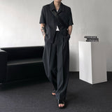 CR Clock Two-Tuck Wide Pants (2 colors)