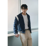 シグネチャーバーシティジャケット(Navy)