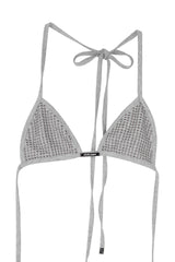 CUBIC SWEAT BIKINI TOP (GRAY)