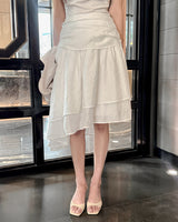 Prmiten unbalanced skirt
