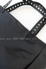 パンチングアイレットビッグショルダーバッグ