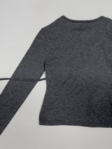 [Brushed Lining] ポエラップビスチェTシャツ
