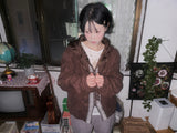 (2color) Bohemian Wrinkle 2-Way Hood Quilted Jumper