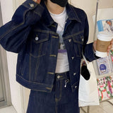 Tint black blue denim  [Skirt only]
