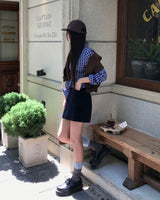 Work Corduroy Pocket Skort Pants