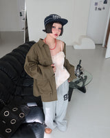[UNISEX] カーゴポケットシャツボンバージャケット