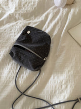 mini pocket bag - grey dot