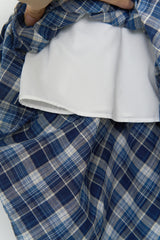 (W) Campus Checked Skirt