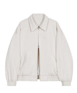 87-STAN009 [Vegan Suede] Standard Blouson Suede Jacket IVORY