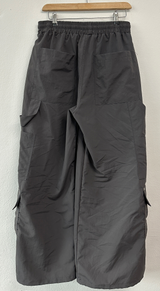 DOWN CARGO RIVET NYLON LONG PANTS 🖤🤎🩶3COLOR