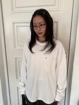 キュロポケットウォーマーオーバー長袖Tシャツ