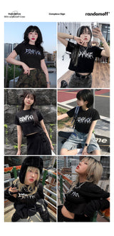 [Silver] コンプレックスサインクロップTシャツ [1COLOR]