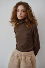 Boucle half pants (Beige)
