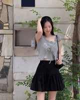 Kiri レース半袖Tシャツ