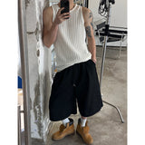 [Unisex] バミューダスウェットパンツ(2color)