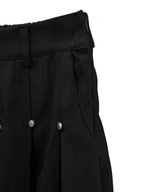 Er Rivet Pintuck Midi Skirt