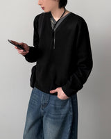 Spin Layered V-Neck Knit