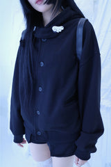 Wish hood zip-up (4color)