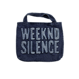 weekend denim shoulder bag