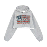 American Vision Crop Hoodie T-shirt 232790404