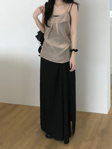 Waiby twisted long skirt (3 colors)