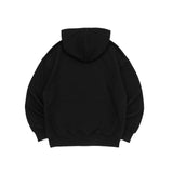 MELTING LOGO HOOD TEE-BLACK
