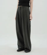 [fiebre] classic wool wide slacks