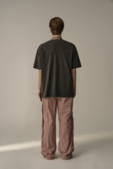 LINE COVER PARACHUTE PANTS (PINK)