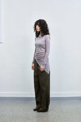 double neck long sleeve (purple)