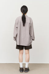 Haru Striped Silk Shirt