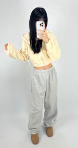 (FLEECE VER./SUPER DEAL👍🏻) 6 COLORS シックエフォートフリーストレーニングパンツ