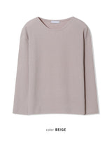 ASCLO Warm Boat Neck Rib Knit T (6color)