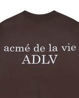 25FW BASIC LOGO NAPPING SWEATSHIRT DARK BROWN