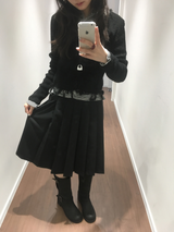 YWD PLEATS SKIRT (2color)