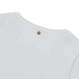 [ULKIN] ダブルチェーンタイトTシャツ_ホワイト