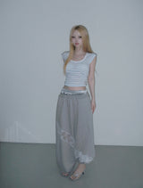 Ann striped v-tee (2 color)