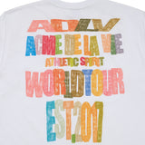 24FW CRAYON DRAWING LOGO SHORT SLEEVE T-SHIRT WHITE