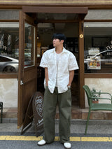 Cozy western cotton short sleeve shirt