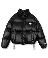 Symbol Logo Short Puffer Padding Jacket_Black