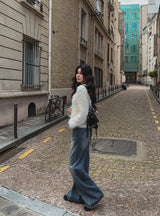 Benny loose wide denim pants