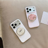 Luxury Stone Pattern Magnetic iPhone Case