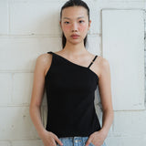 Single Buckle sleeveless_black