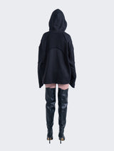 Curve Panel Oversized Hoodie
