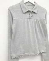 ルーシー フリルカラー Tシャツ(2color)