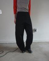 curved volume pants