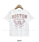 93 プリンティドスリム半袖Tシャツ