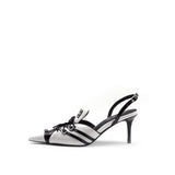 Colorful Bridge | F1 racing series designer sports high heels pointed women's sandals