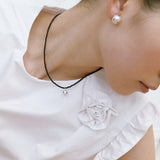 Ashore Pendant Necklace, black